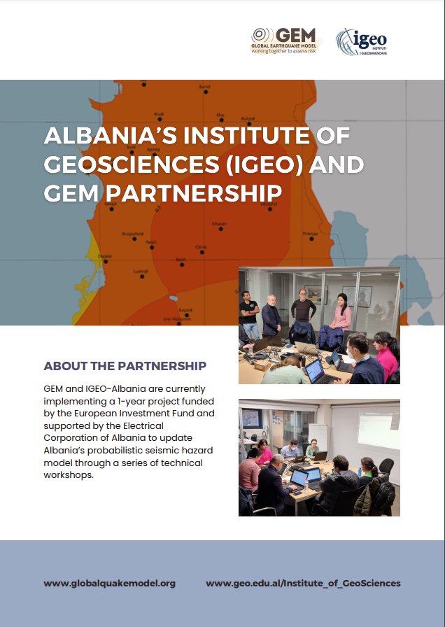 Albania's Institute of Geosciences (IGEO) and GEM Partnership