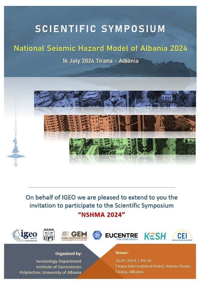 SCIENTIFIC SYMPOSIUM - National Seismic Hazard Model of Albania 2024