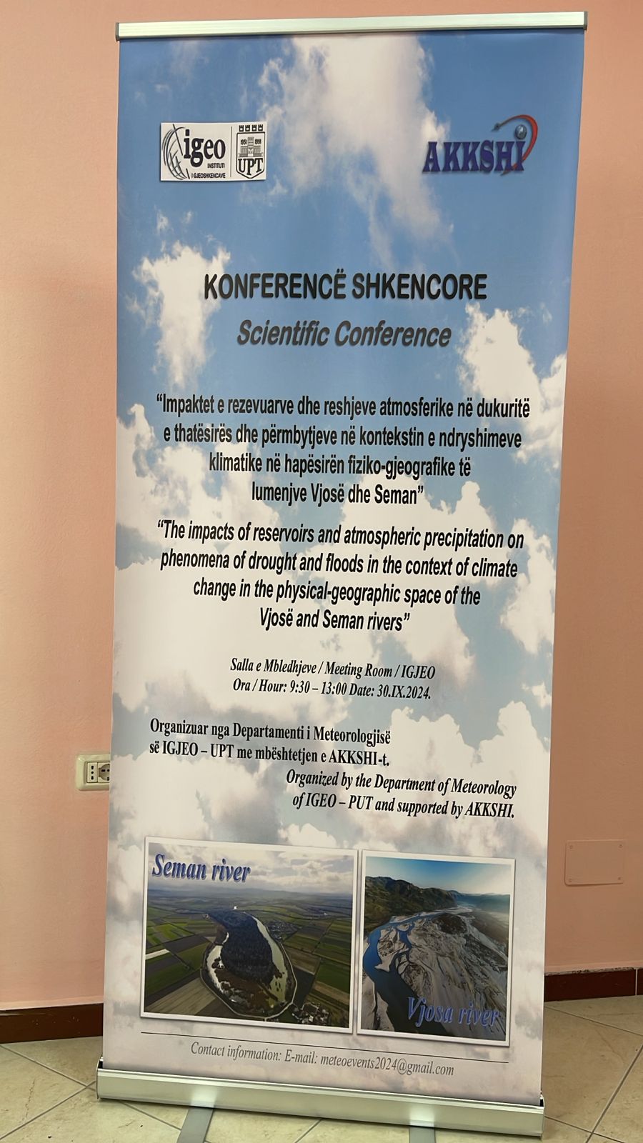 Impaktet e rezervuareve dhe reshjeve atmosferike në dukuritë e thatësirës dhe përmbytjeve në kontekstin e ndryshimeve klimatike në hapësirën fiziko-gjeografike të lumenjve Vjosë dhe Seman