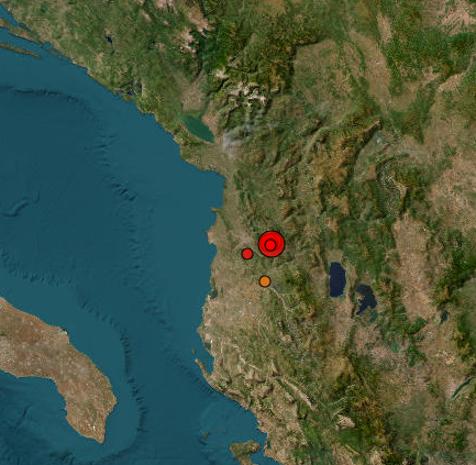 Earthquake in Klos 15.01.2023